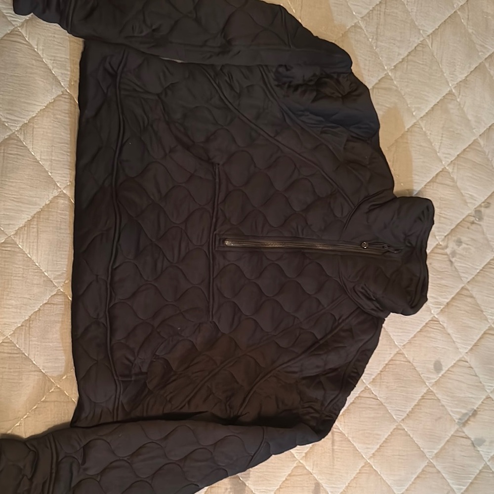 Lululemon Black Quilted Jacket